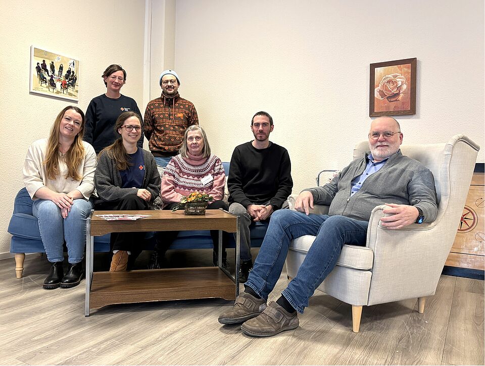 DRK-Team des Stadtteiltreffs am Harburger Ring 8-10.